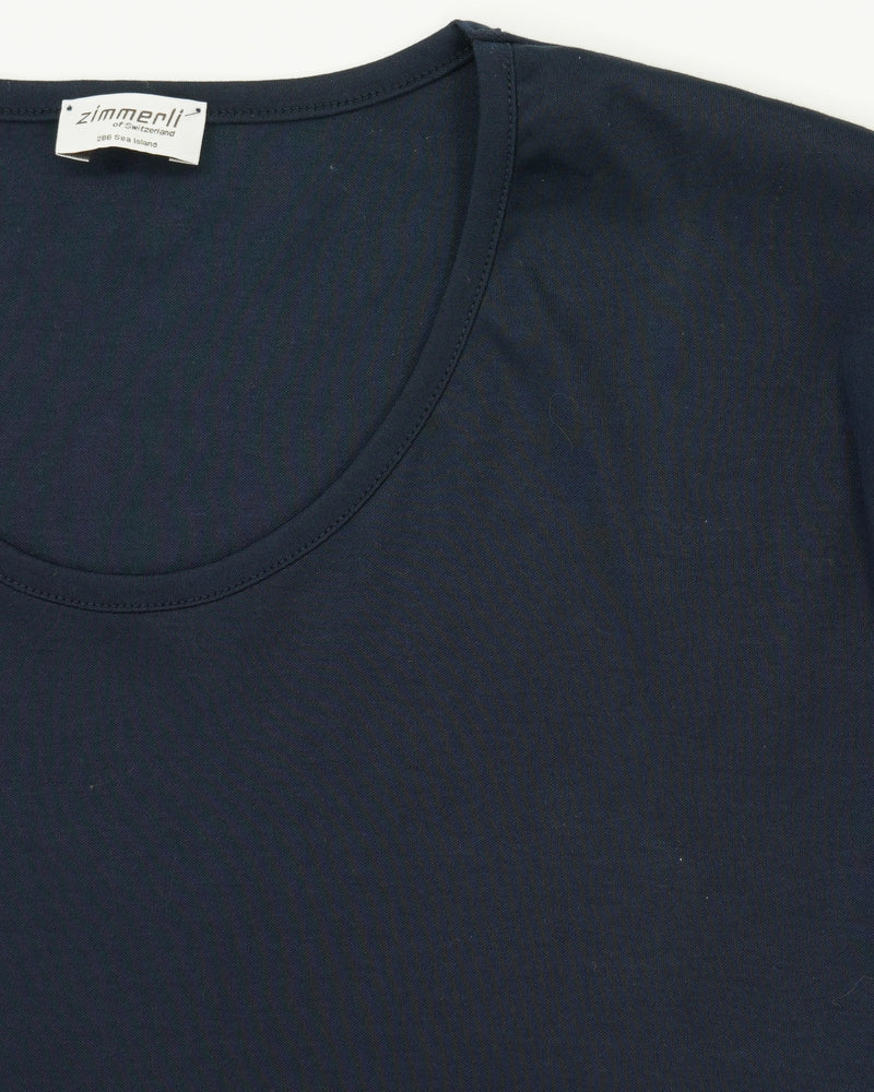 Zimmerli Underwear T-Shirt Cotton Navy
