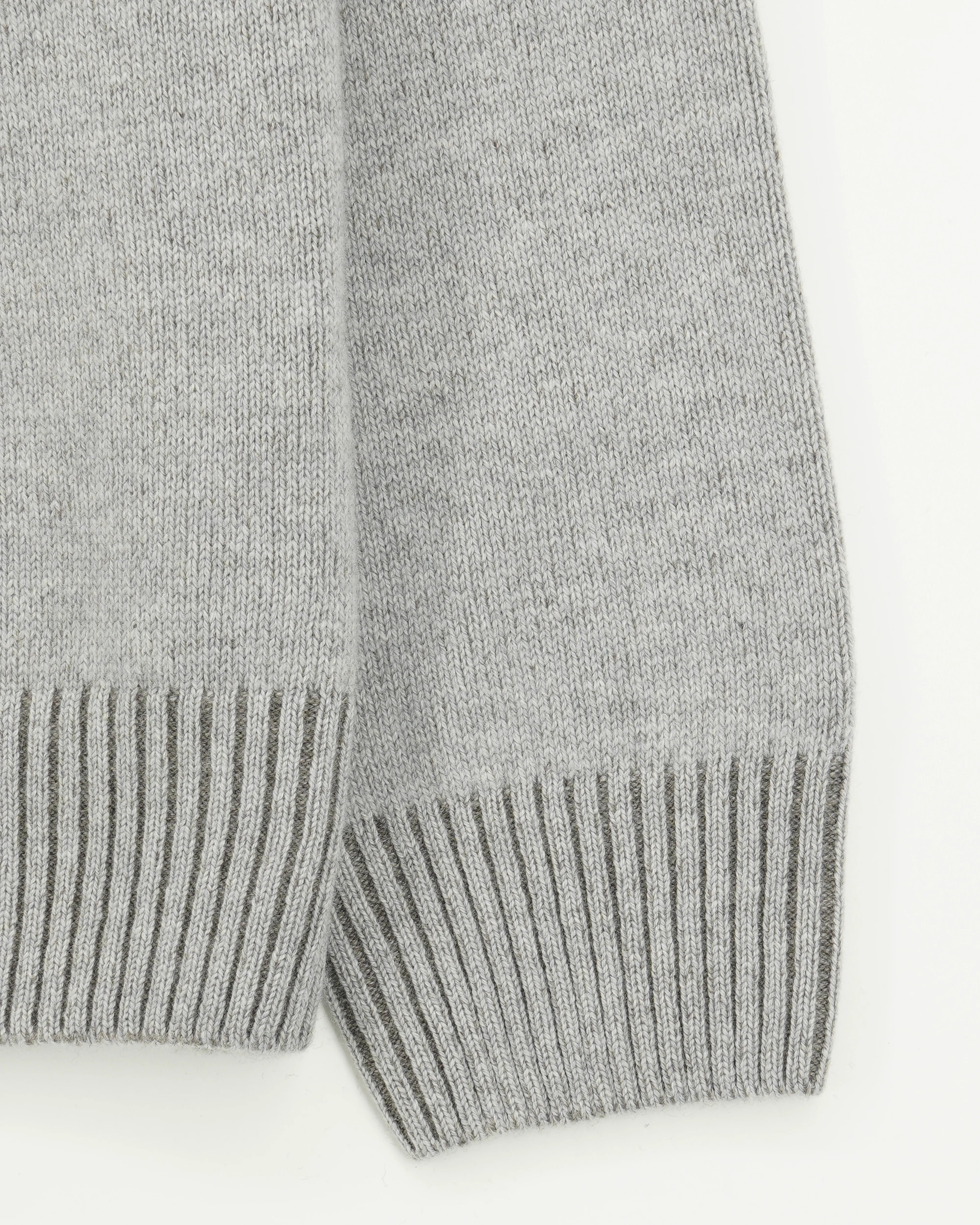 Gran Sasso Turtleneck Wool Cashmere Light Grey