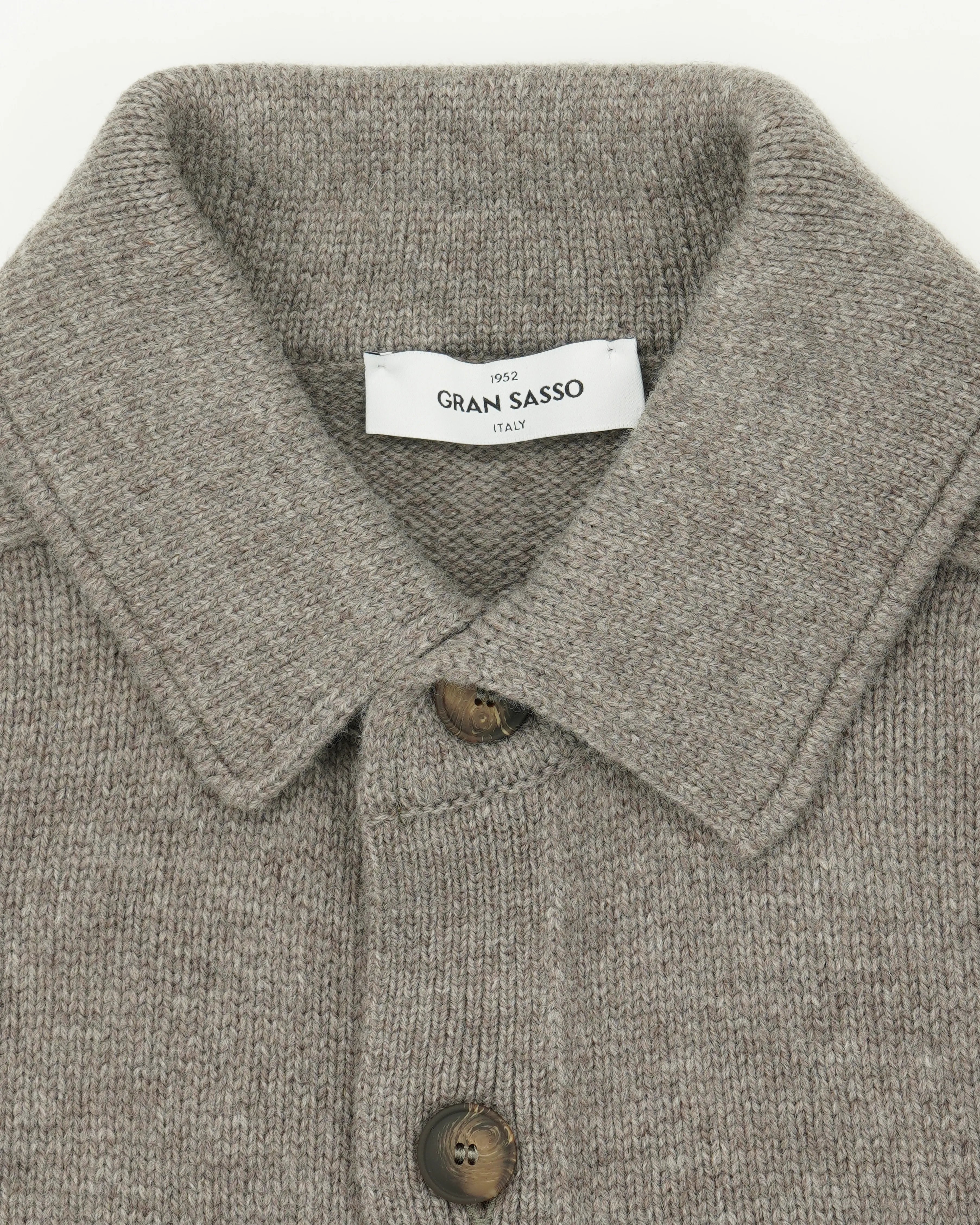 Gran Sasso Cardigan Super Geelong Taupe