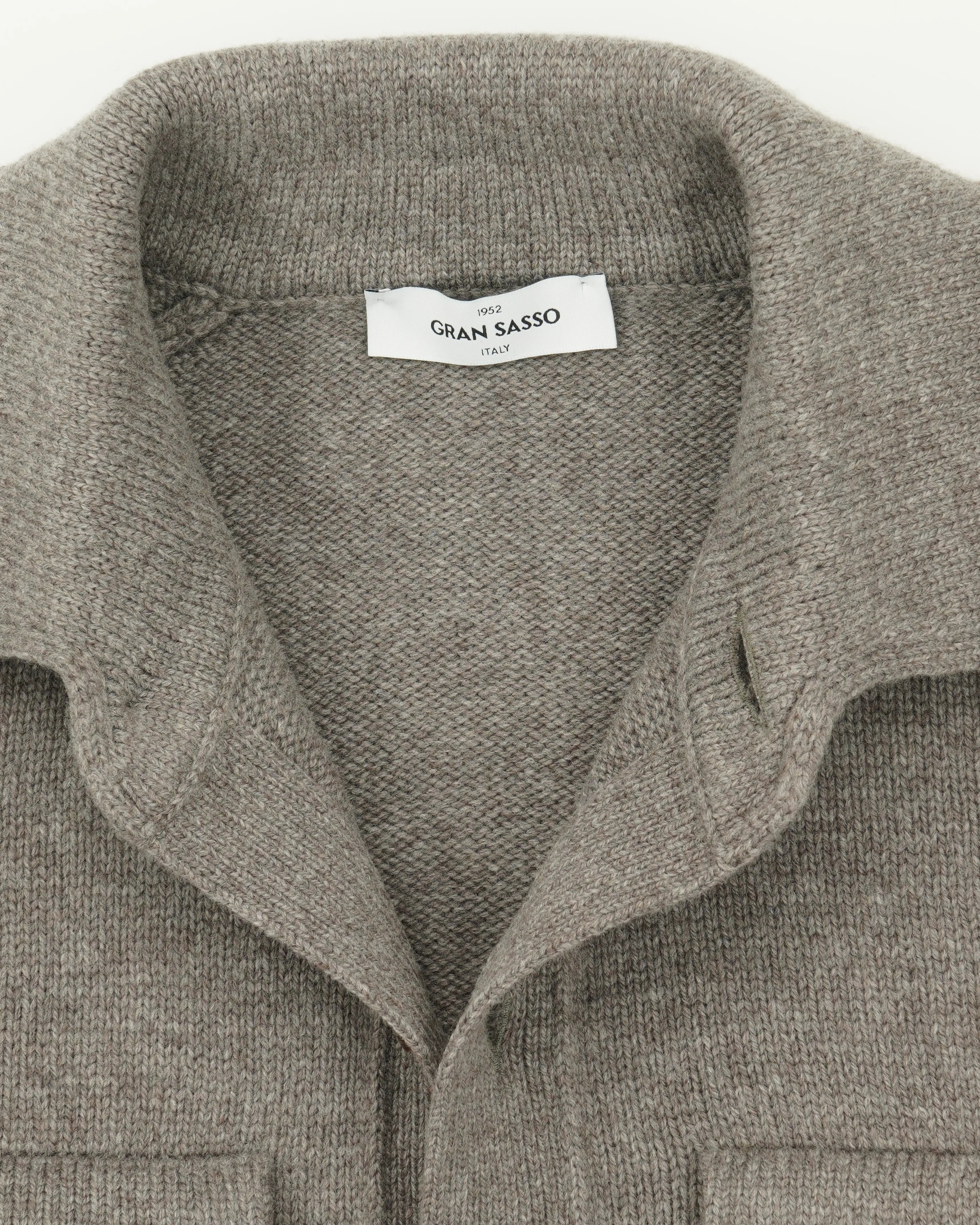 Gran Sasso Cardigan Super Geelong Taupe