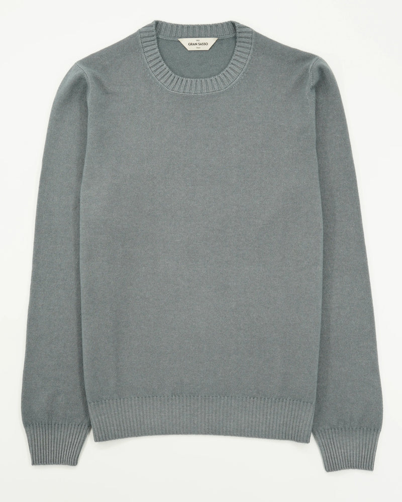 Gran Sasso Crewneck Wool Cashmere Green