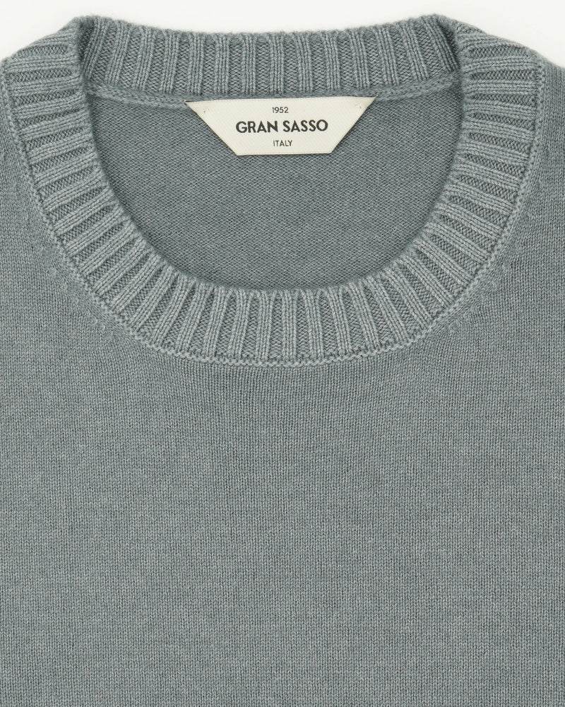 Gran Sasso Crewneck Wool Cashmere Green