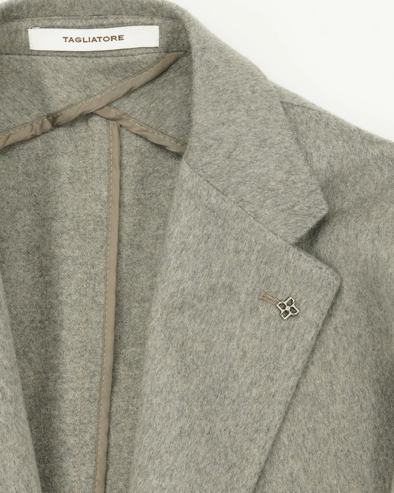 Tagliatore Jacket Pure Cashmere Taupe