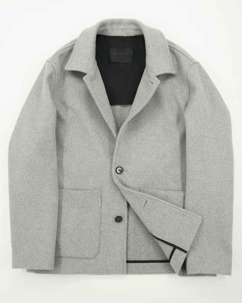 Dondup Jacket Wool Blend Light Grey