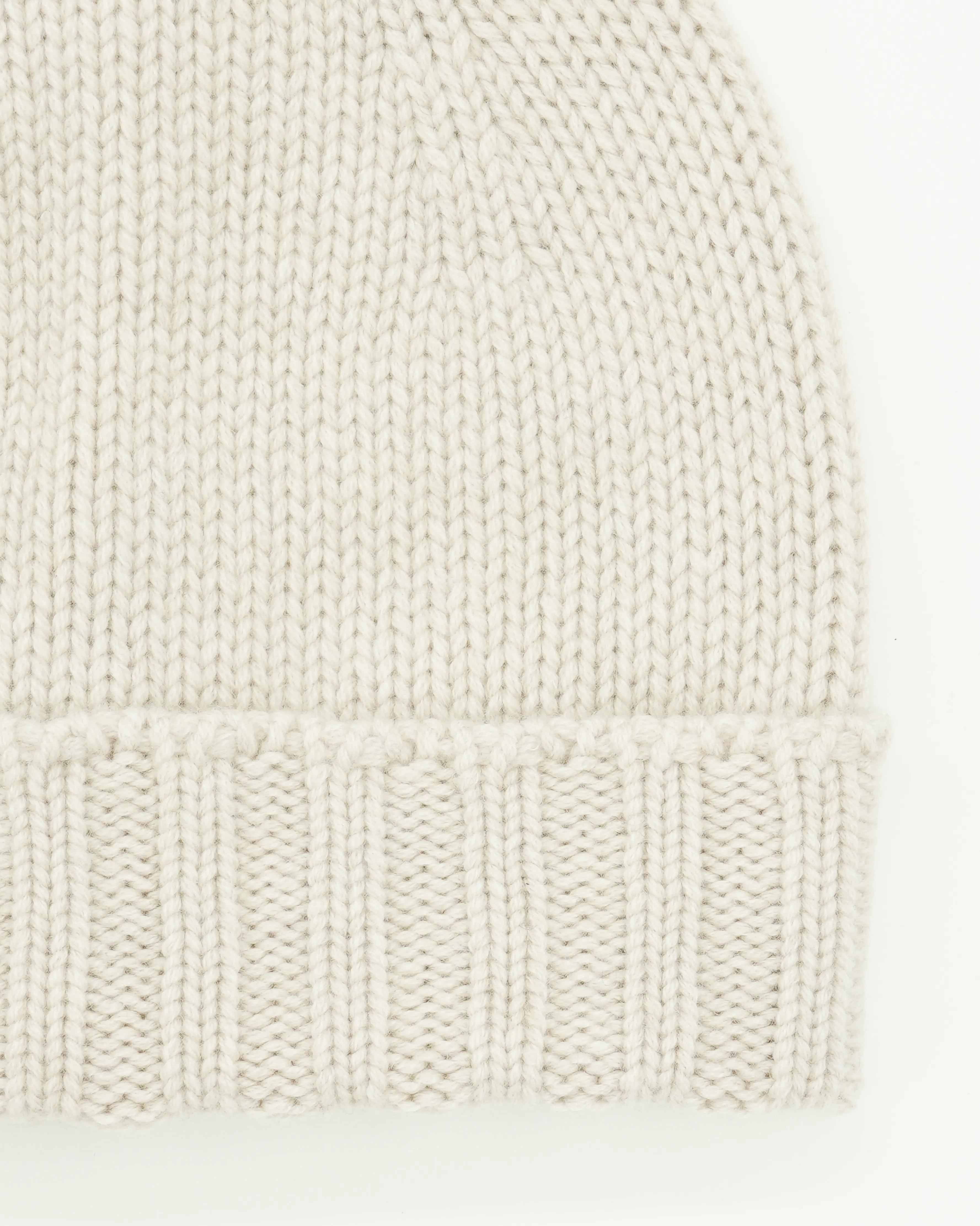 Gran Sasso Beanie Pure Cashmere Light Beige