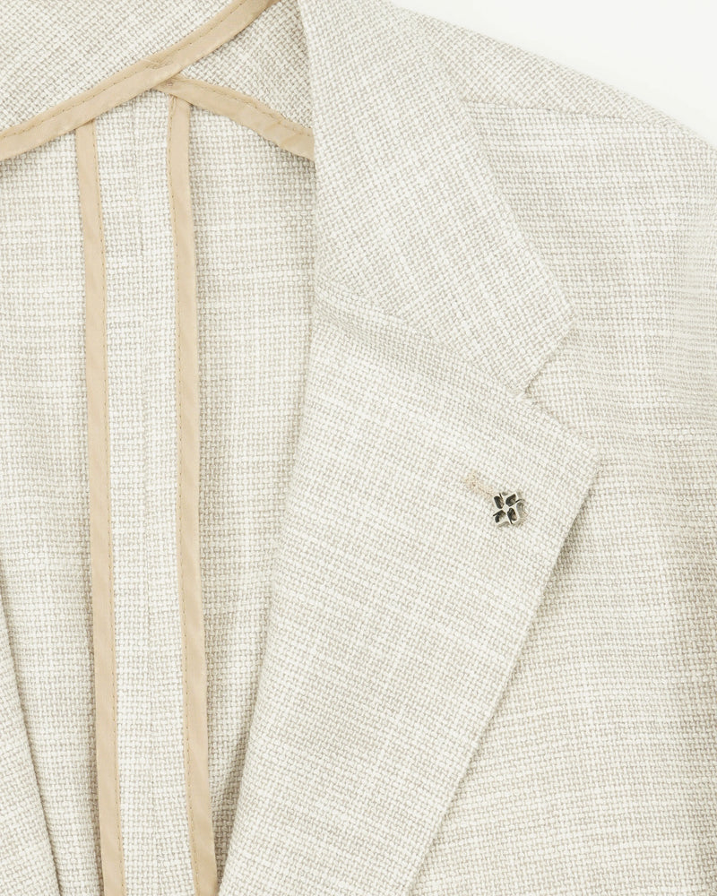 Tagliatore Jacket Lightweight Stretch Light Beige