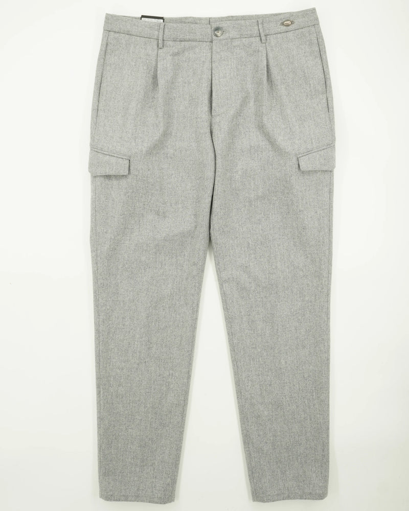 Tagliatore Trousers Cargo Flannel Grey