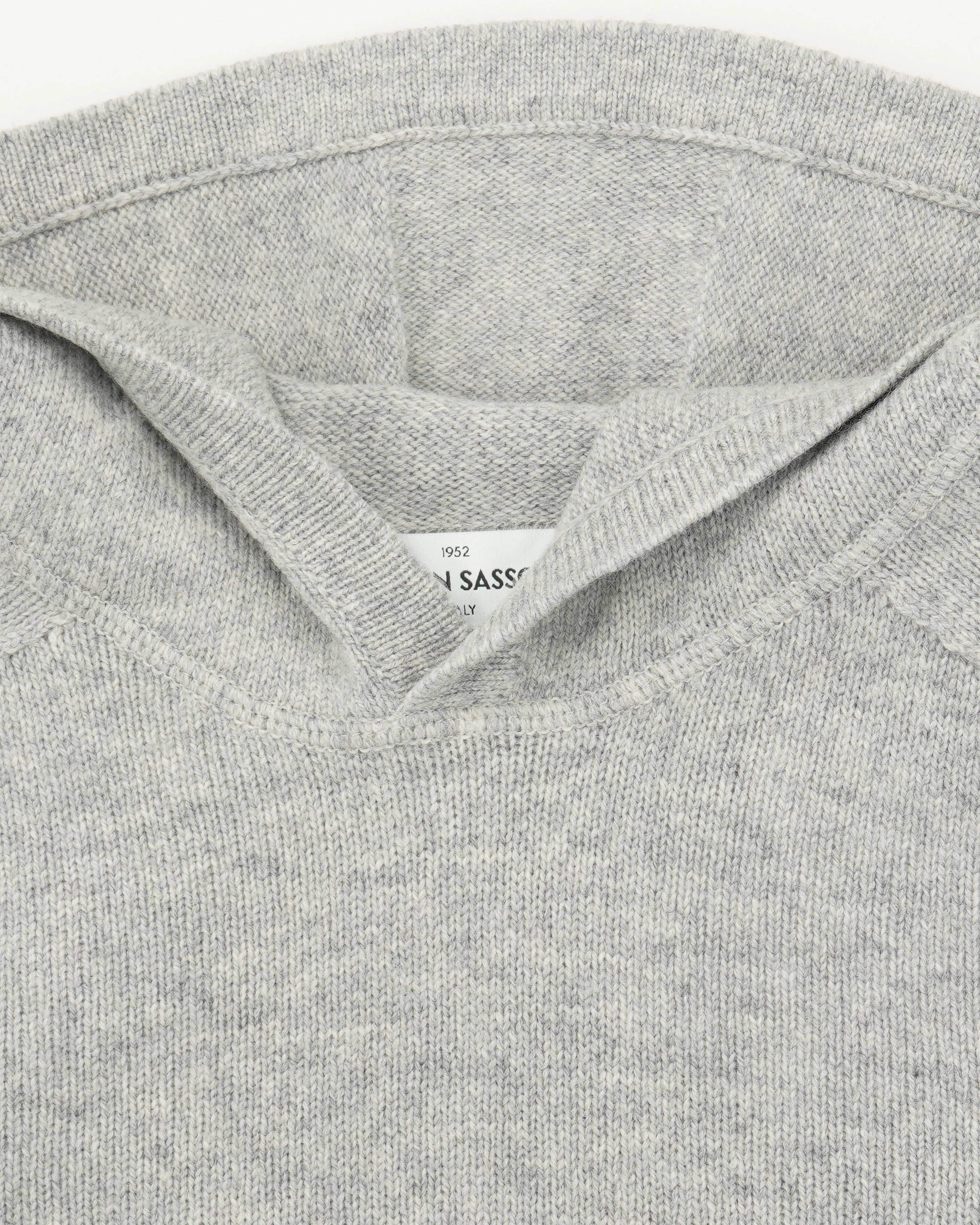 Gran Sasso Hoodie Super Geelong Light Grey