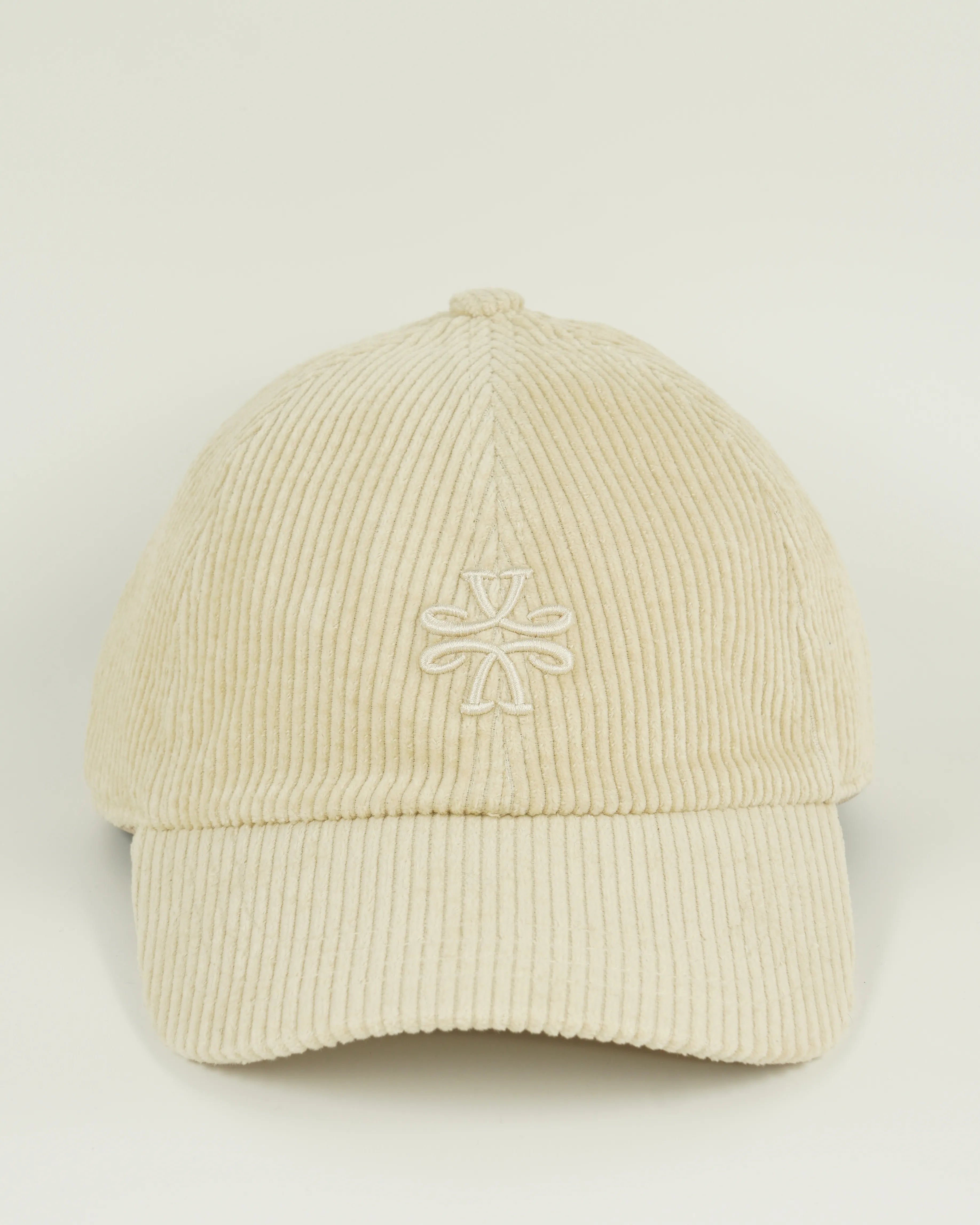 Jacob Cohen Cap Corduroy Logo Light Beige