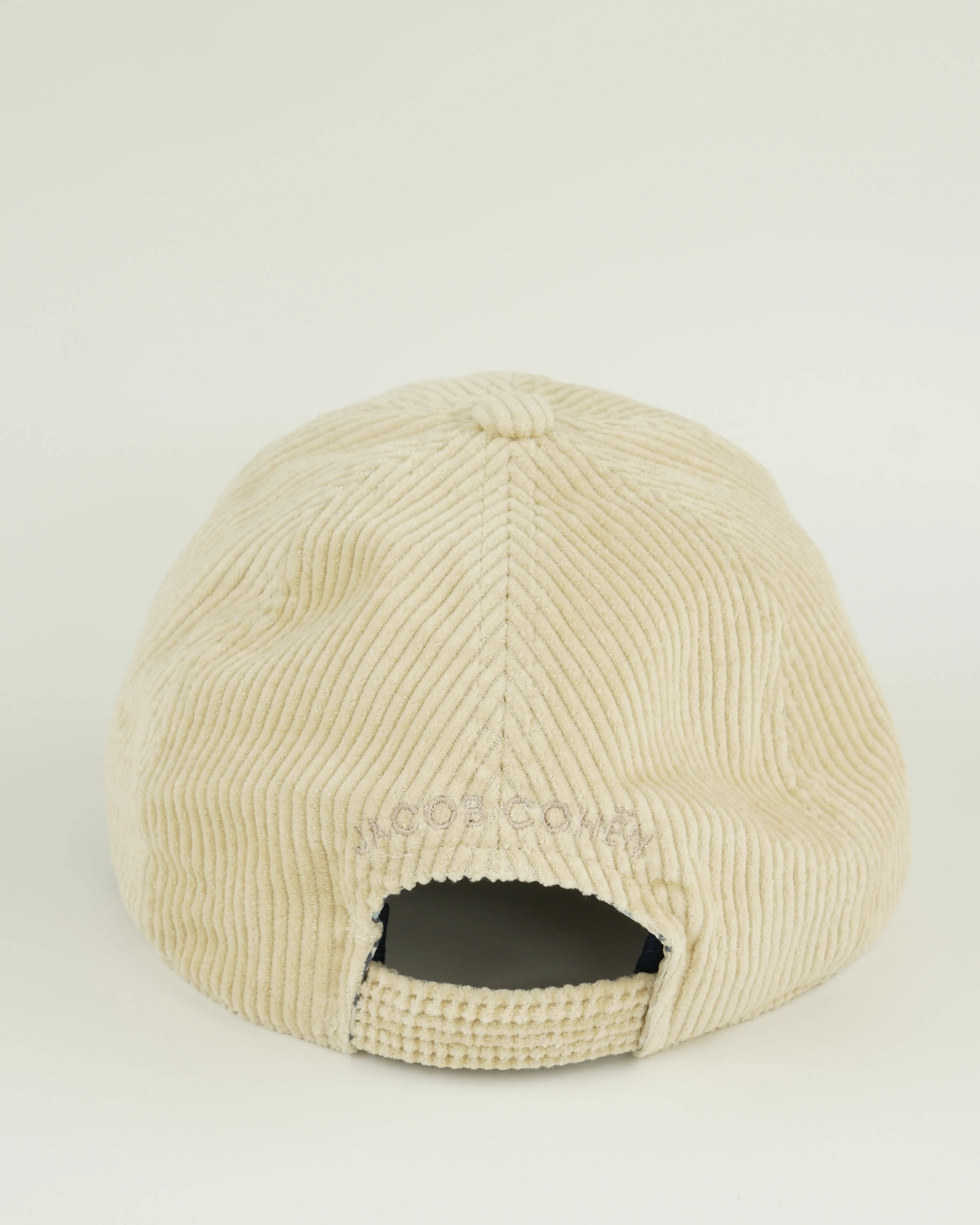 Jacob Cohen Cap Corduroy Logo Light Beige