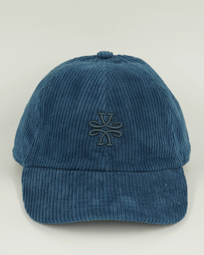 Jacob Cohen Cap Corduroy Logo Blue