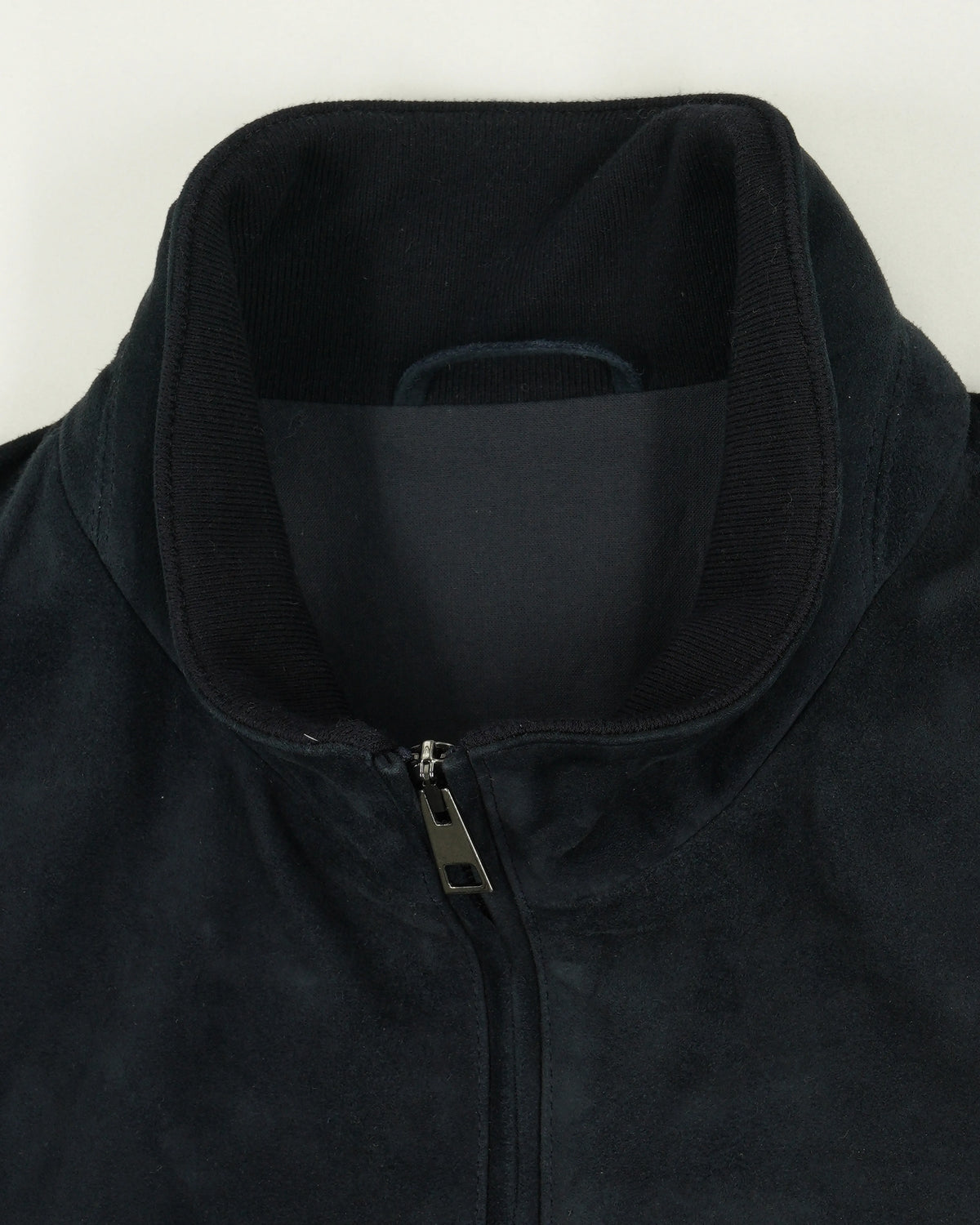 Zonda Jacket Blouson Zip Suede Navy