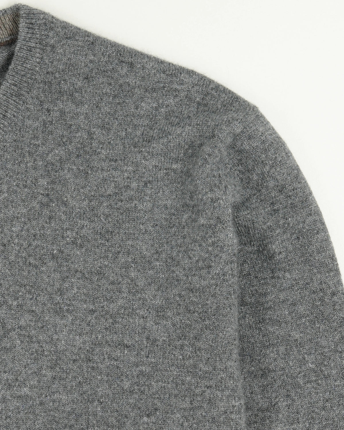 Gran Sasso Crewneck Pure Cashmere Grey
