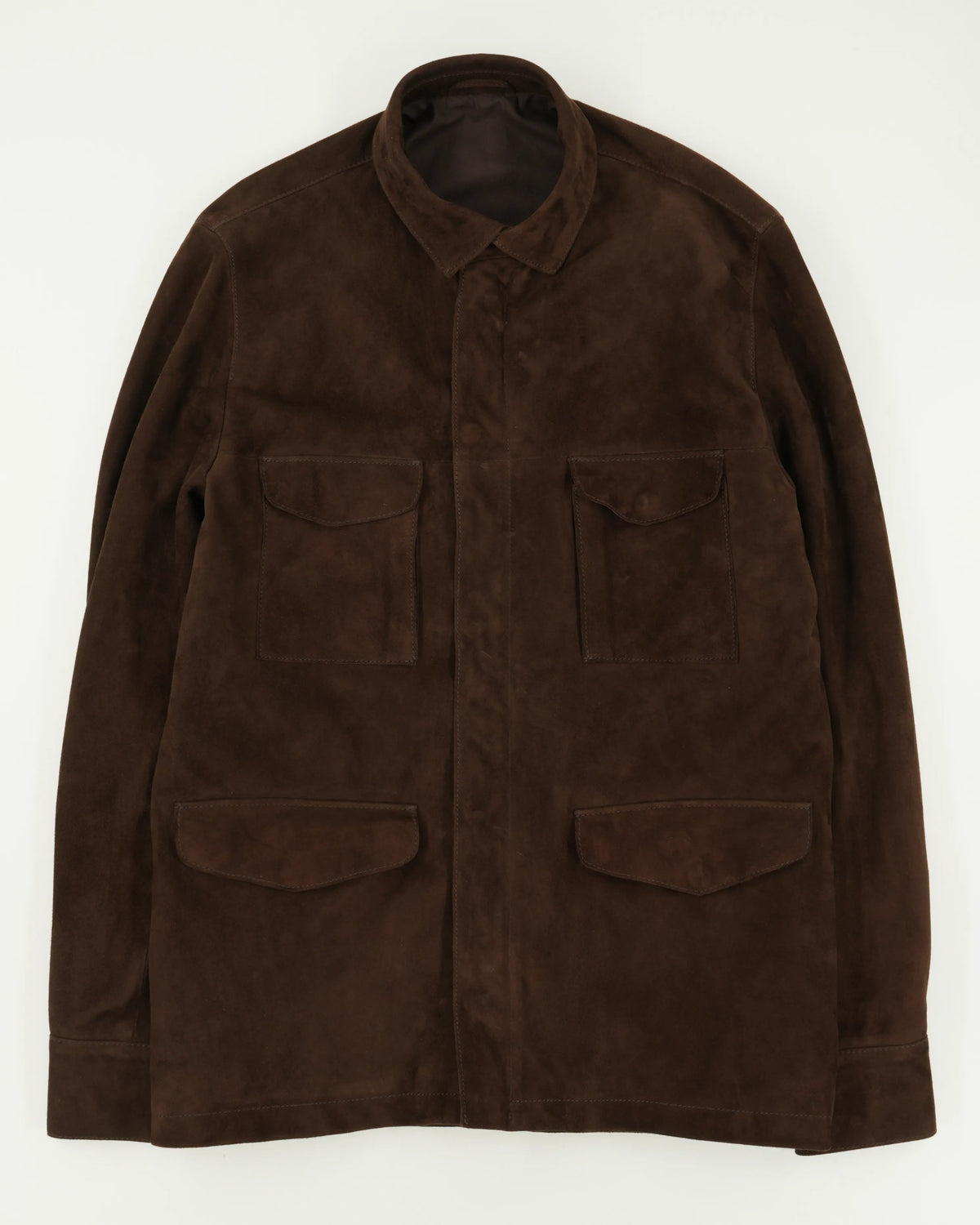 Zonda Field Jacket Suede Brown