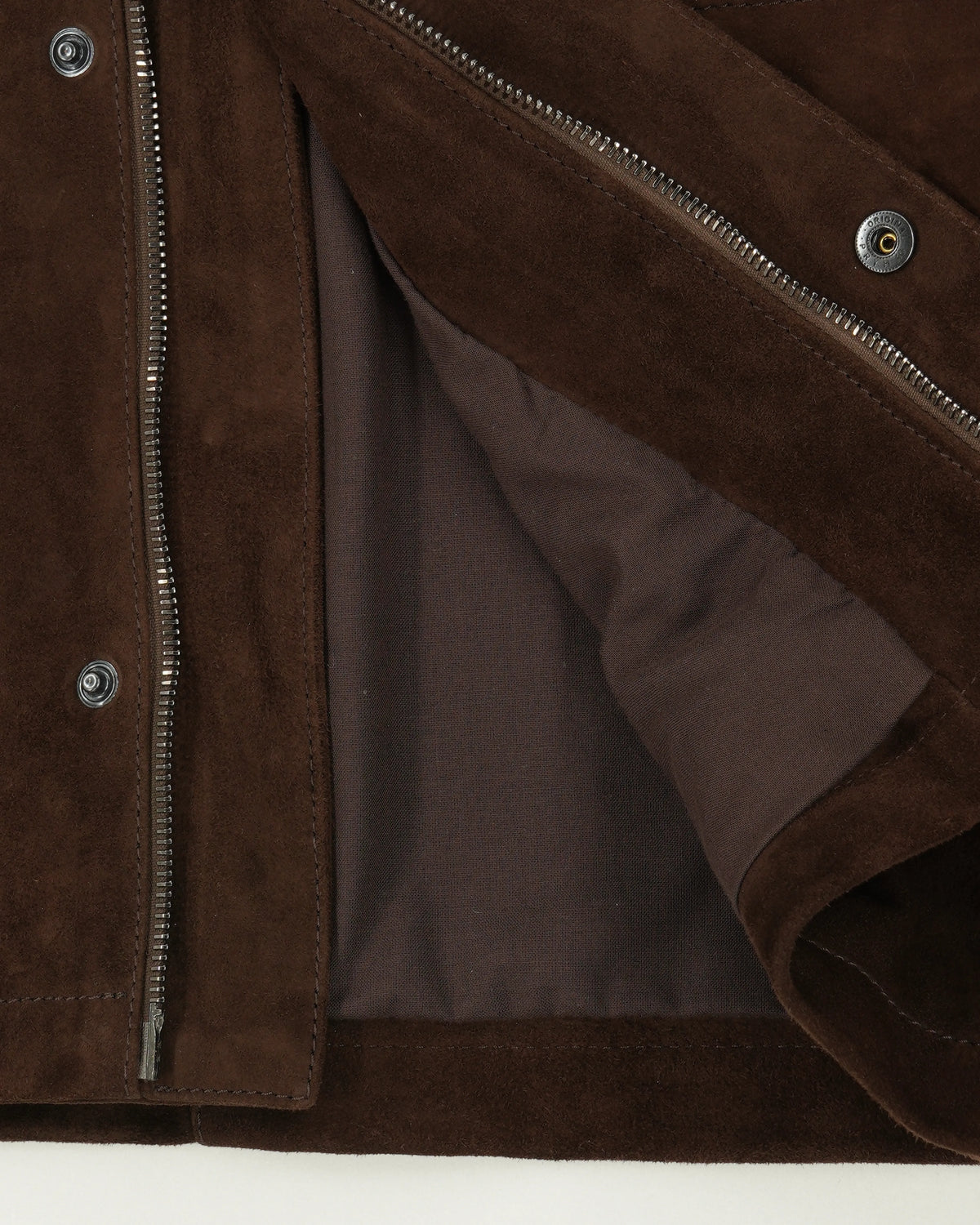 Zonda Field Jacket Suede Brown