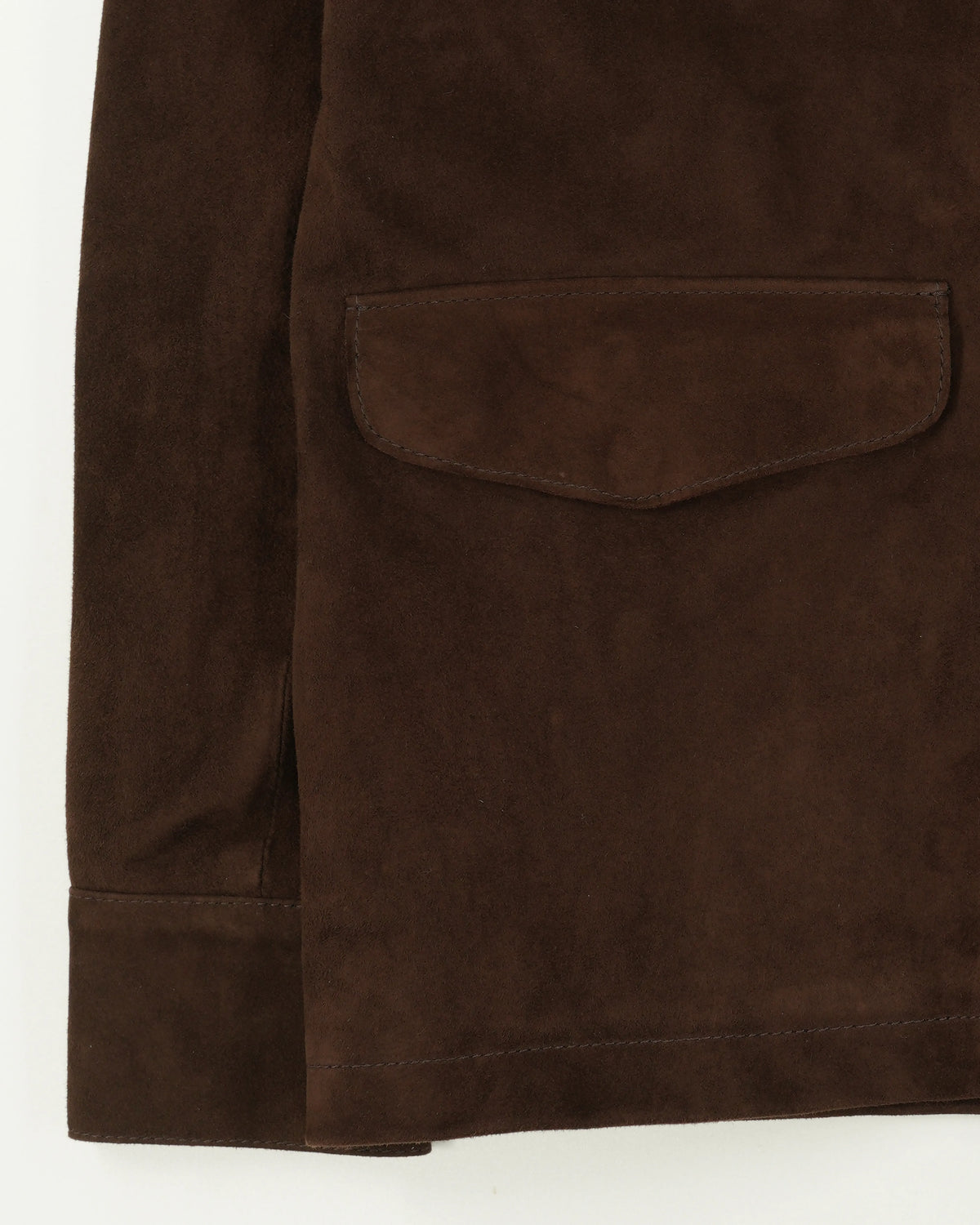 Zonda Field Jacket Suede Brown