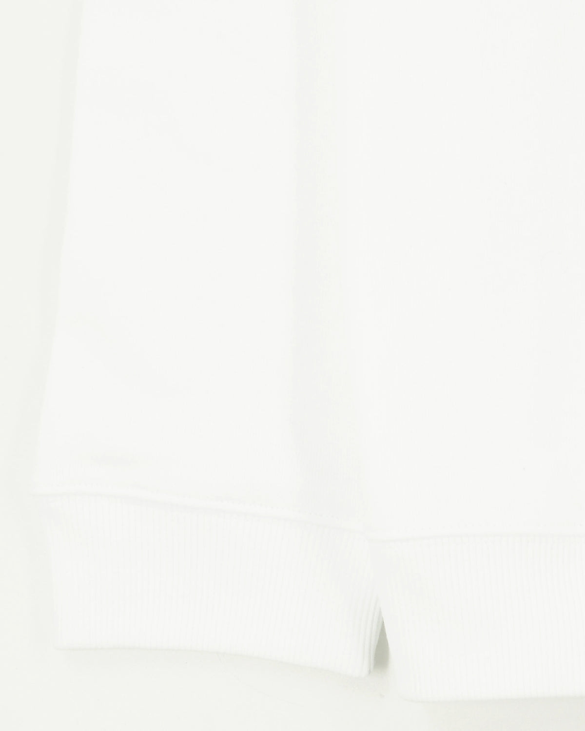 Dondup Crewneck Pure Cotton Loopback White