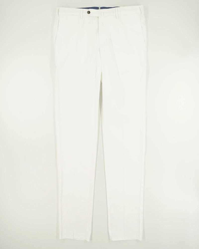 PT Torino Trousers Lightweight Cotton Stretch White