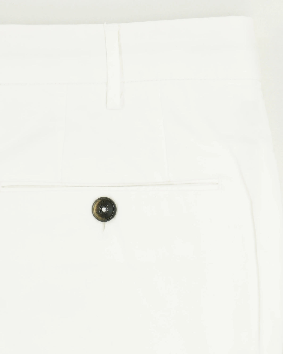 PT Torino Trousers Lightweight Cotton Stretch White