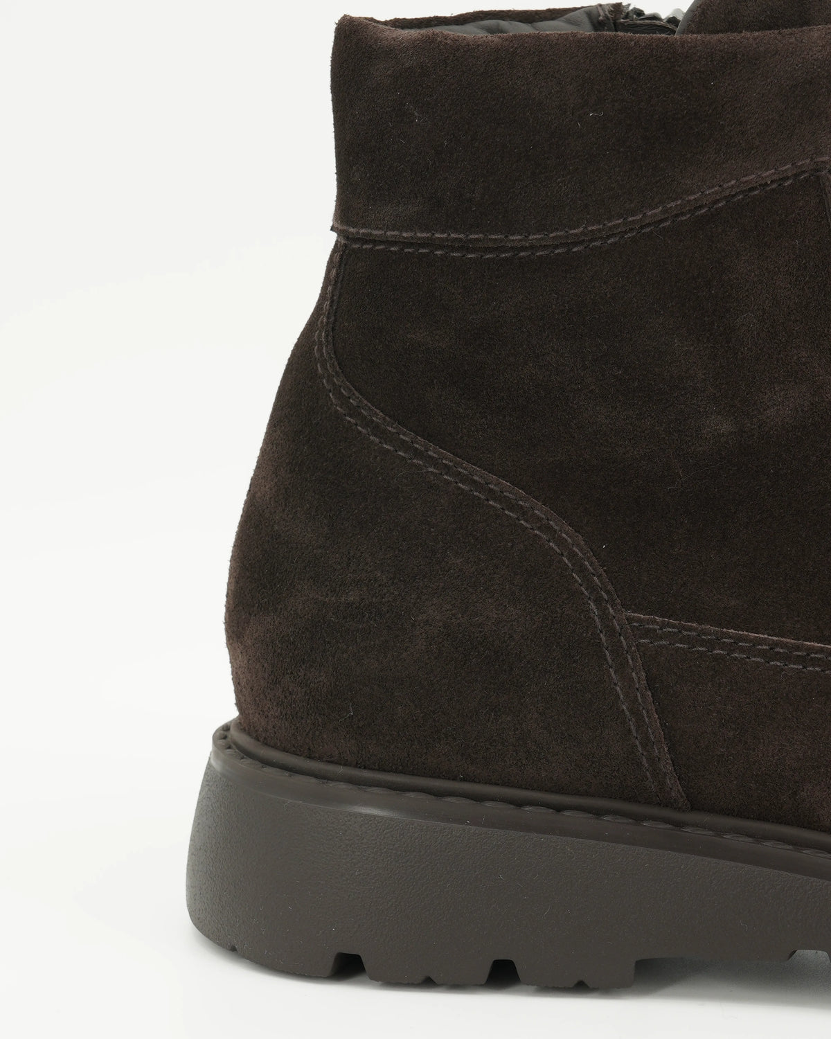 Doucals Boot Shearling Lined Dark Brown