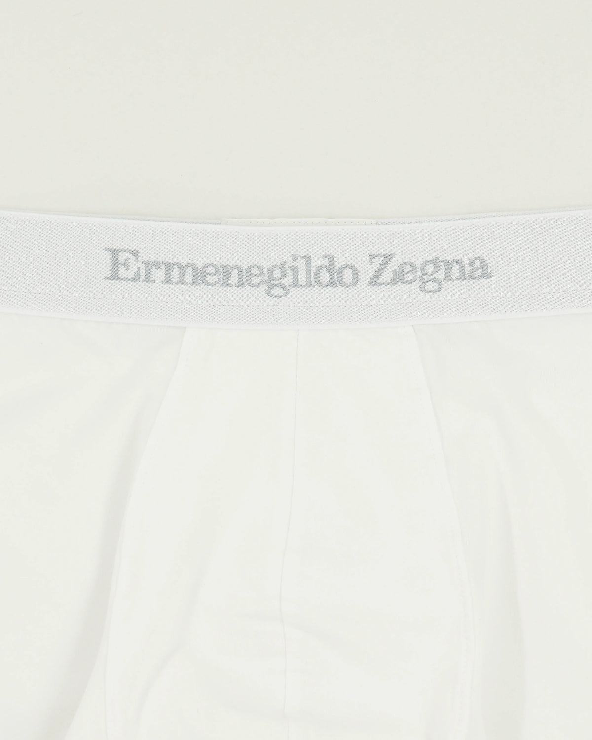 Zegna Trunks White Logo