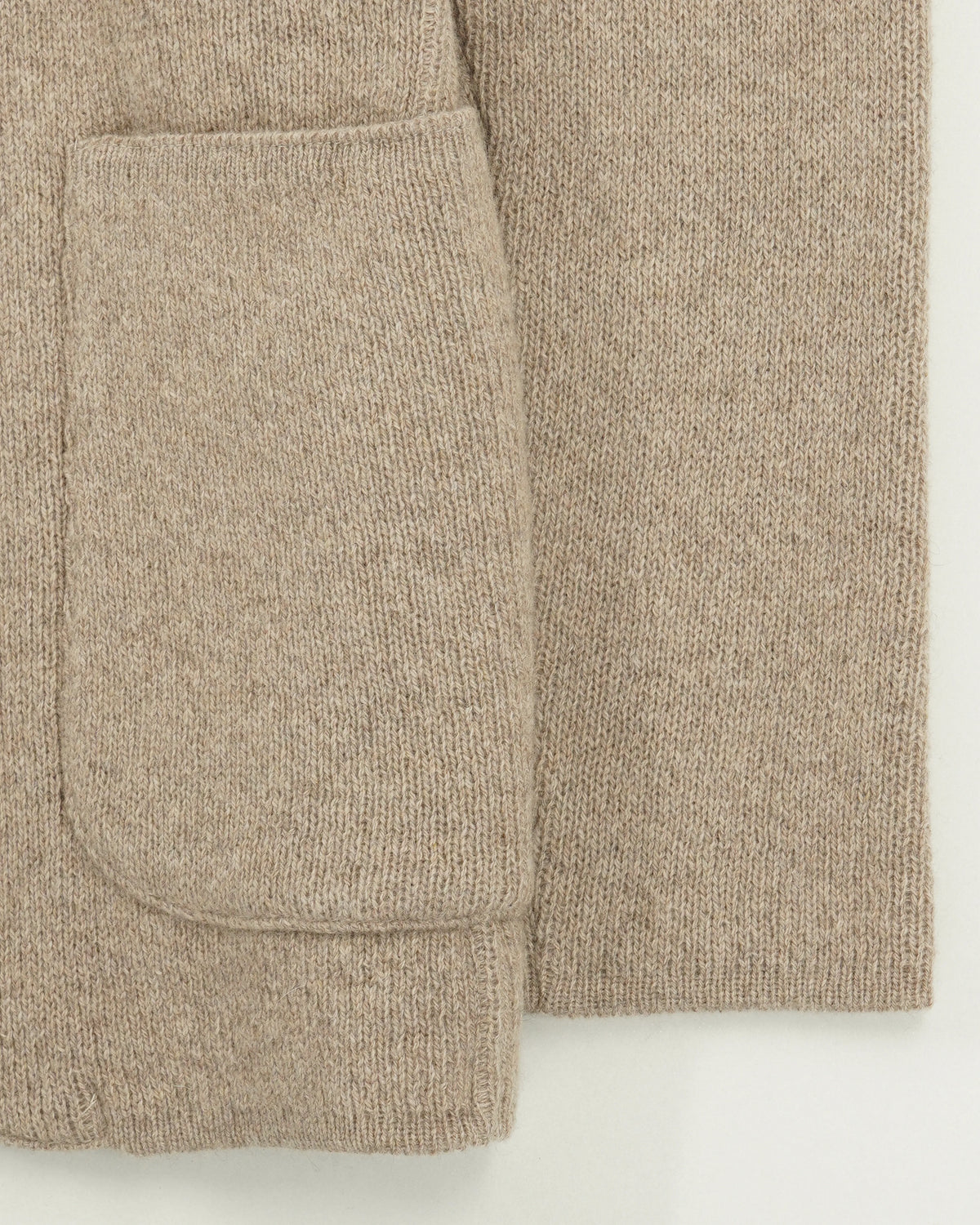 Lardini Knitted Jacket Pure Cashmere Beige