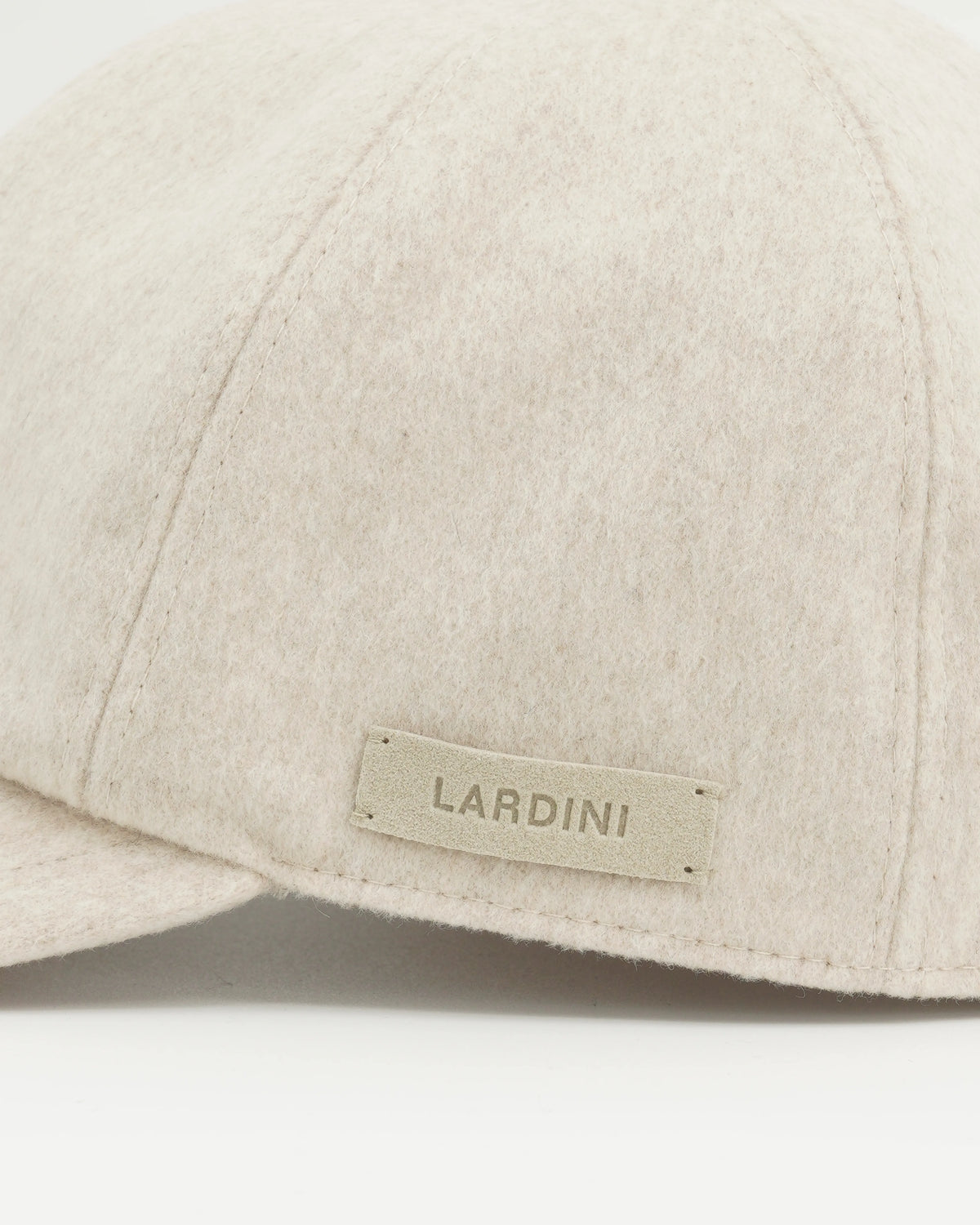 Lardini Cap Loro Piana Virgin Wool Light Beige