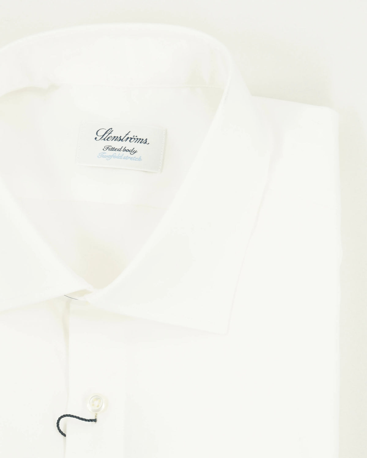 Stenströms Shirt Signature Twofold Cotton Regular Fit White