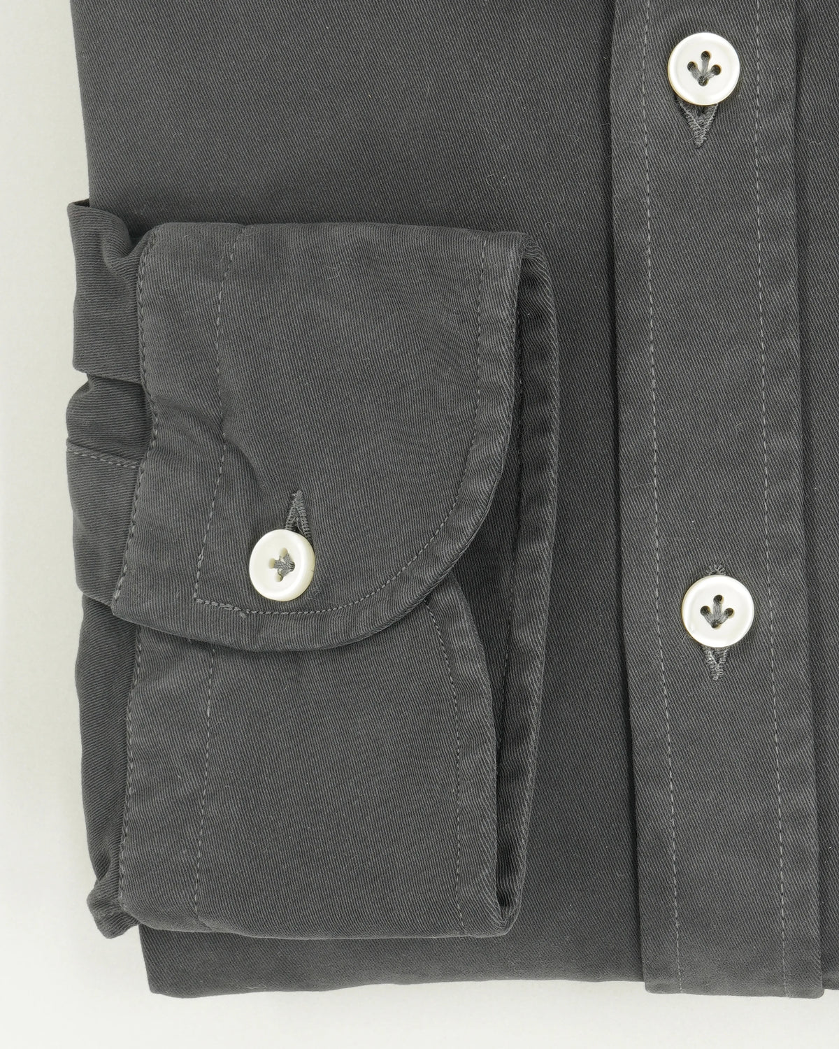 Sonrisa Shirt Garment Dyed Twill Grey