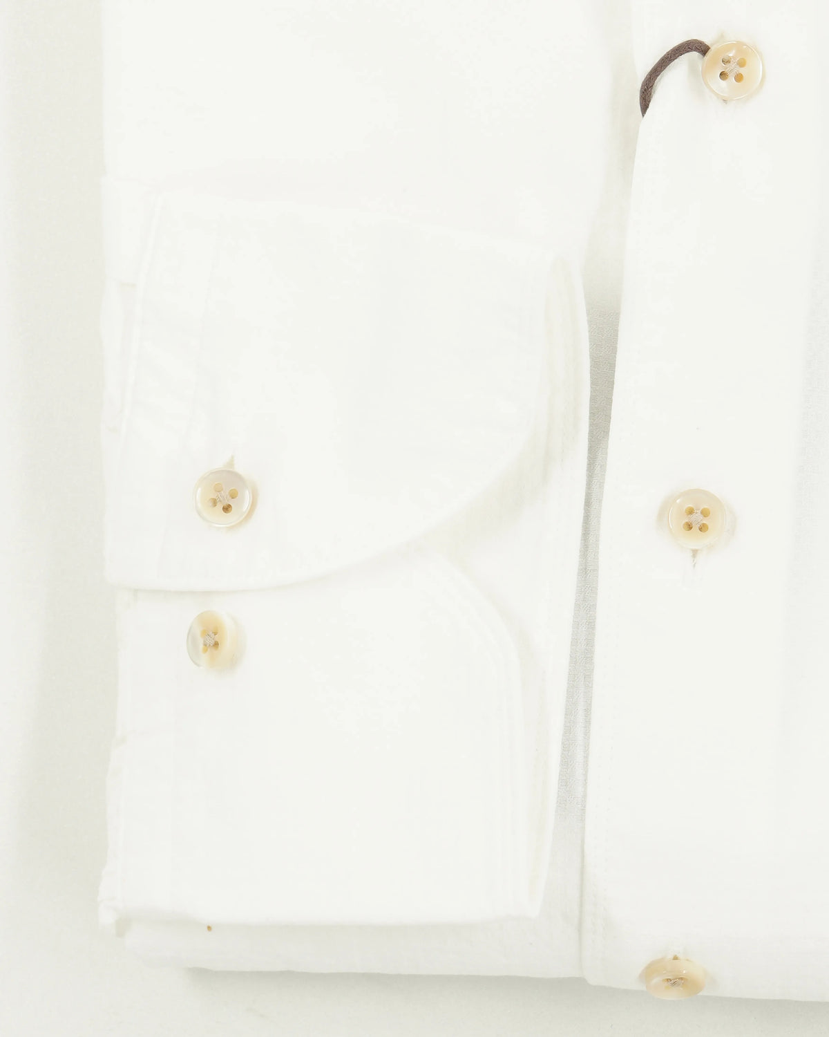 Stenströms Shirt Pure Cotton Textured White