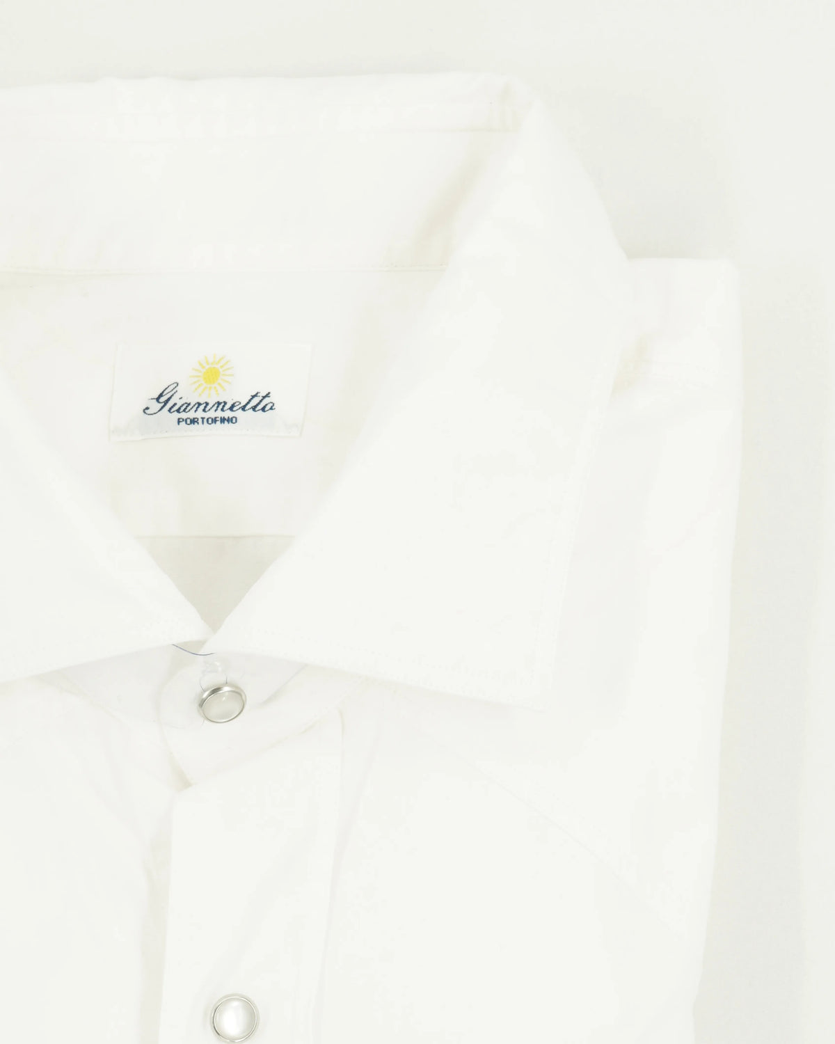 Giannetto Portofino Western Shirt White