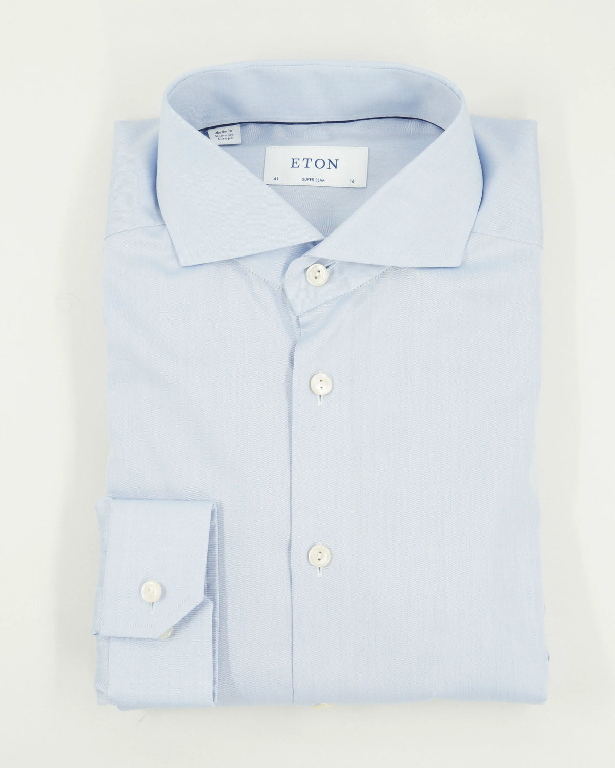 Eton Shirt Signature Twill Super Slim Light Blue