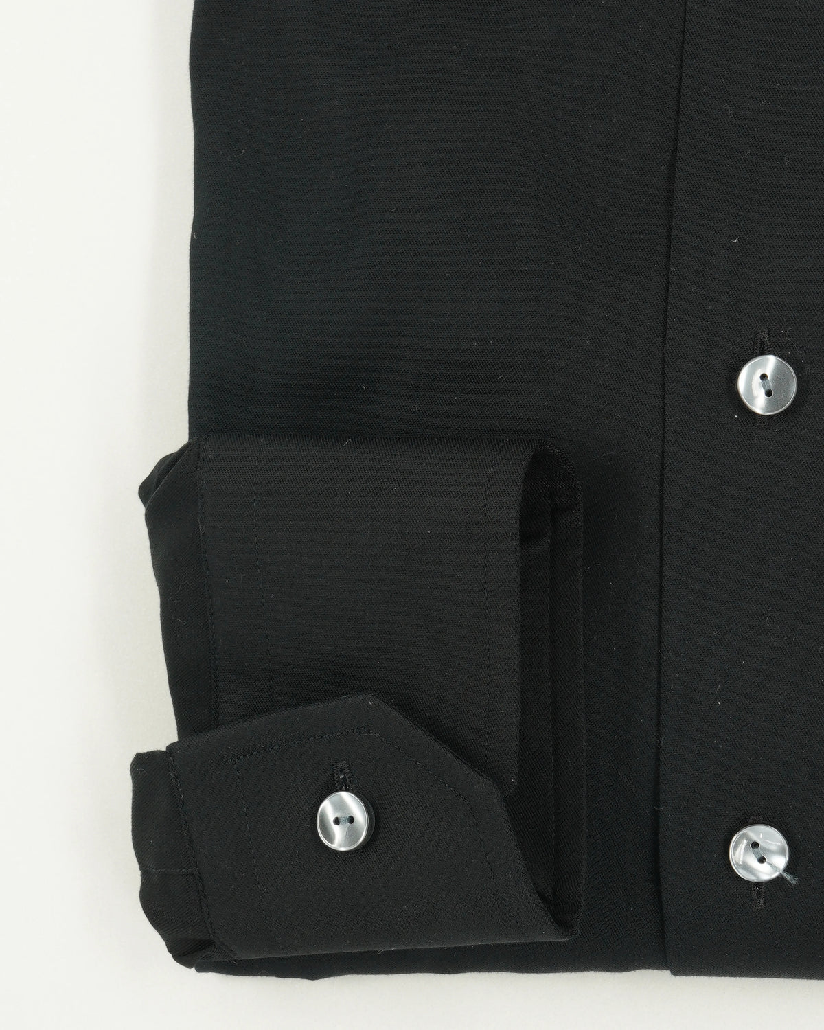 Eton Shirt Signature Twill Red Collar Contemporary Black