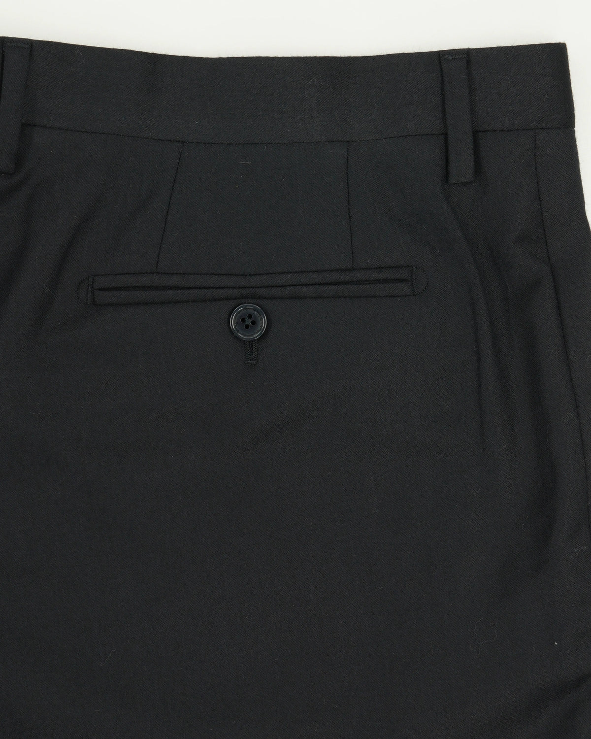 Lardini Trousers Brushed Wool Black