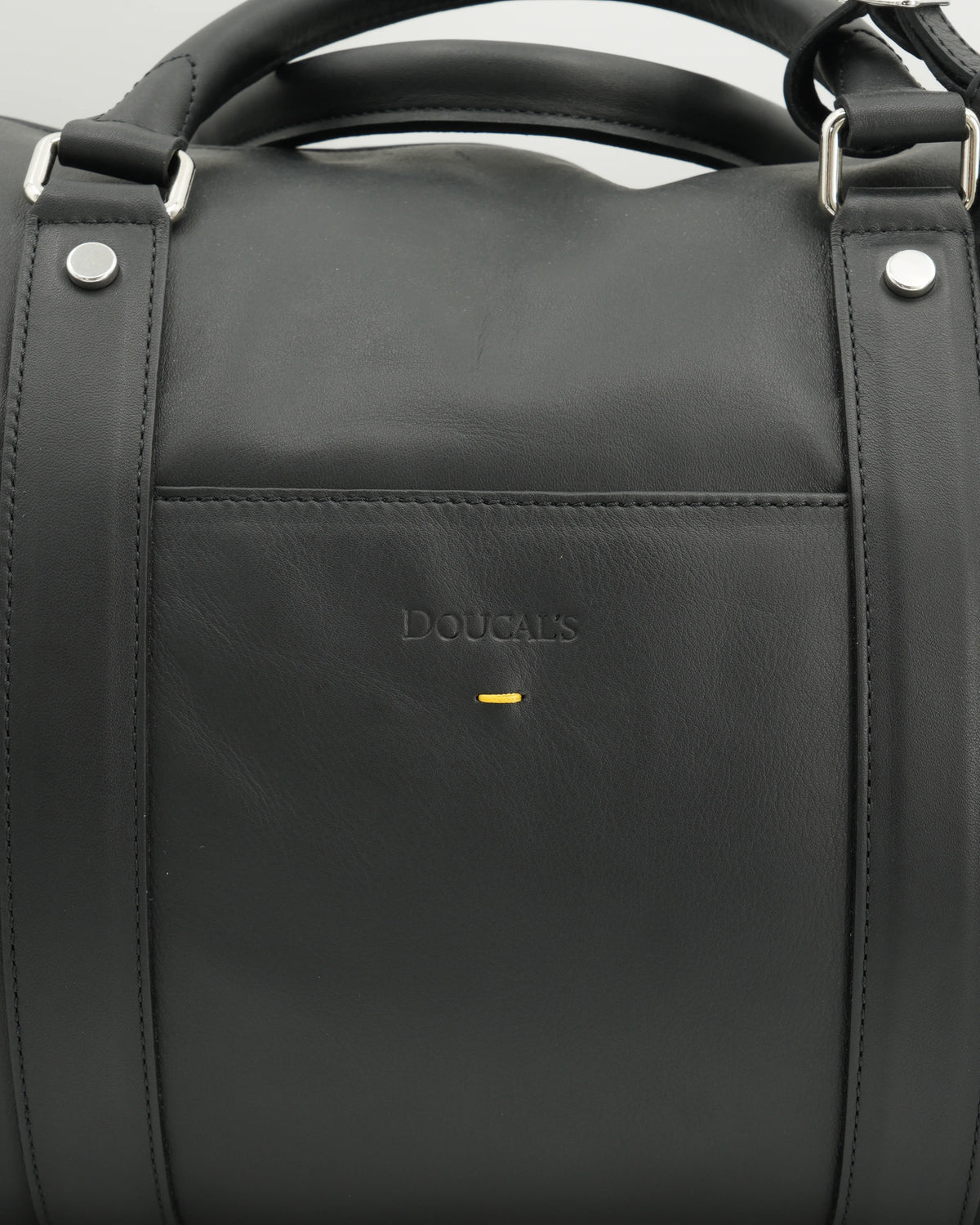 Doucals Weekend Bag Leather Black
