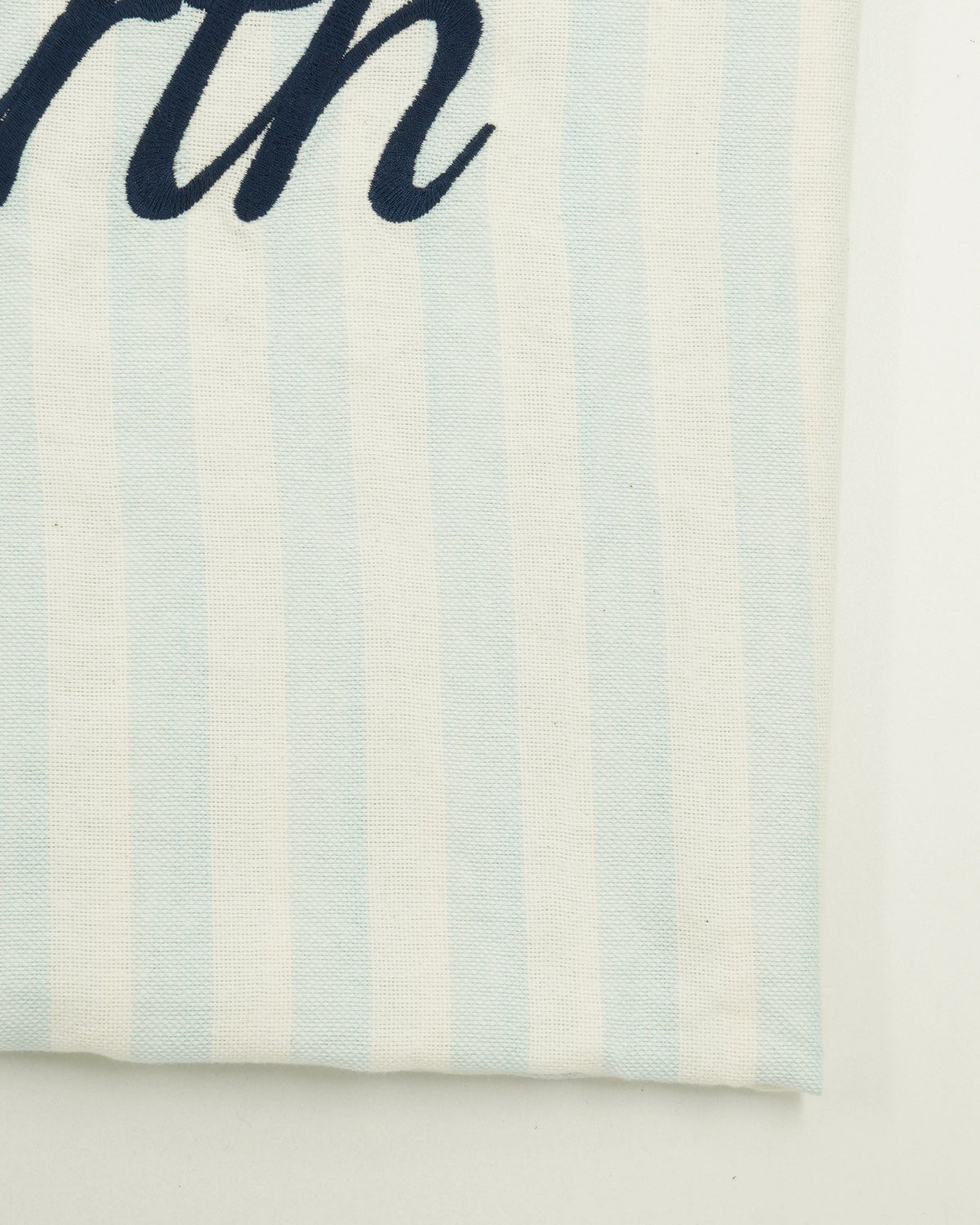MC2 Beach Towel Striped Light Blue Off White