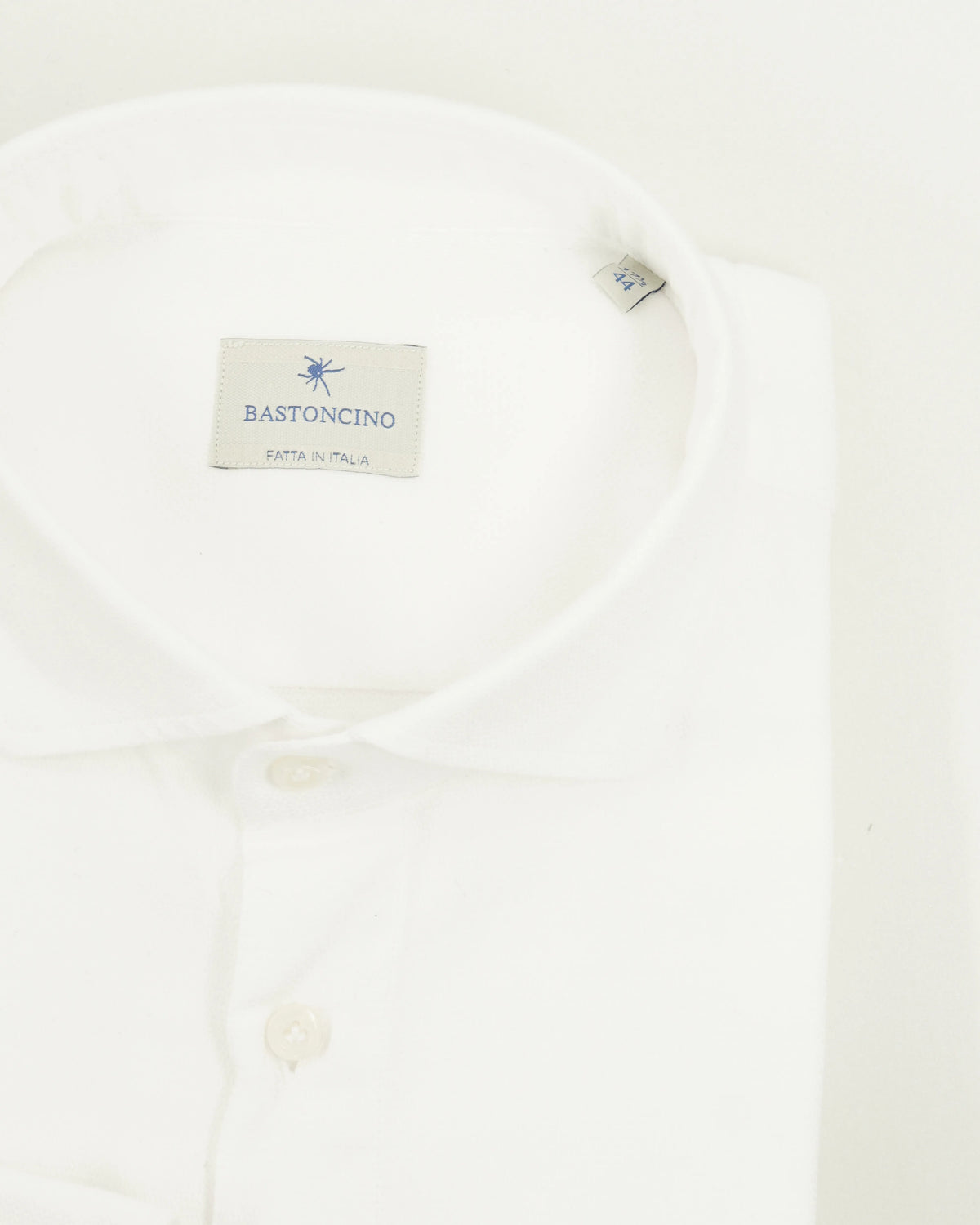 Bastoncino Shirt Textured Cotton White