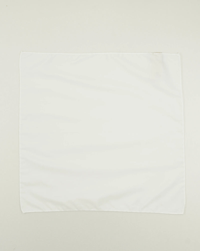 Altea Pure Cotton Pocket Square White