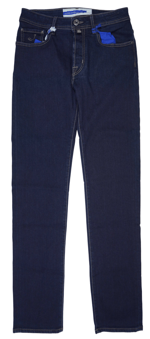 Jacob Cohen Bard Dark Blue Stretch Denim
