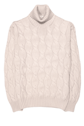 Gran Sasso Dolcevita Wool Cashmere Natural