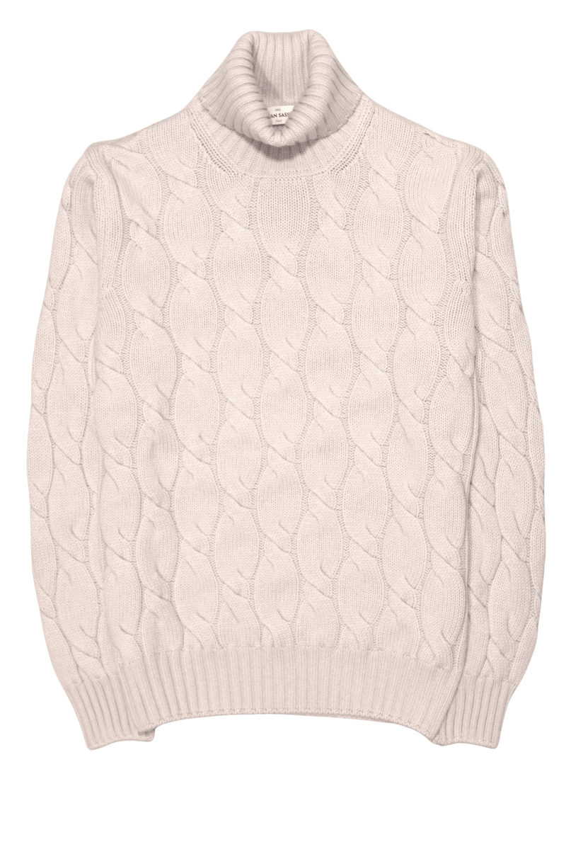 Gran Sasso Dolcevita Wool Cashmere Natural