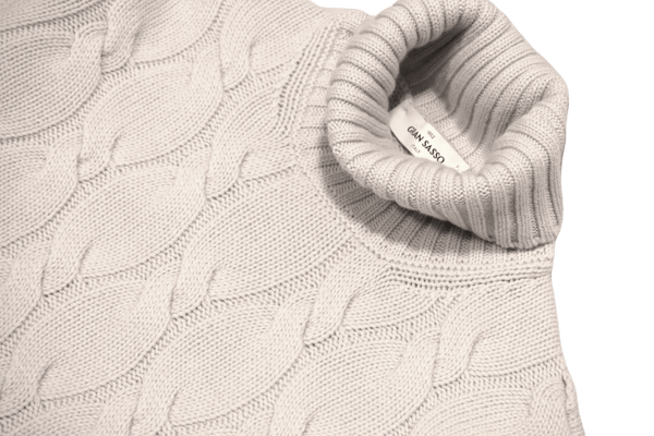 Gran Sasso Dolcevita Wool Cashmere Natural
