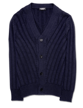 Dondup Extrafine Merino Cardigan Navy