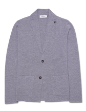 Gran Sasso Milano Knit Blazer Light Grey