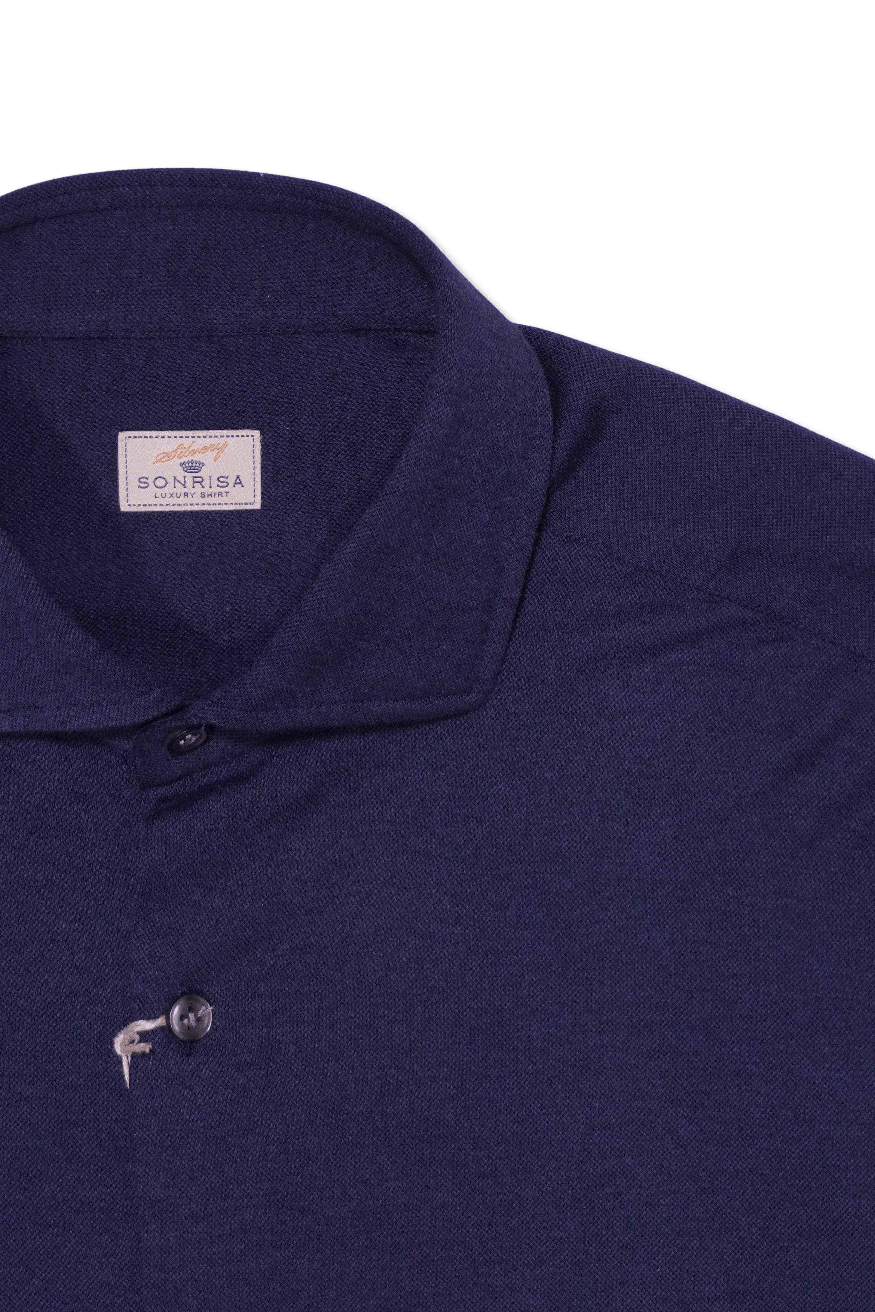 Sonrisa Shirt Lyocell Stretch Jersey Navy