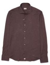 Sonrisa Shirt Lyocell Stretch Jersey Brown