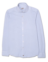 Sonrisa Shirt Washed Cotton Jersey Light Blue