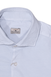 Sonrisa Shirt Washed Cotton Jersey Light Blue
