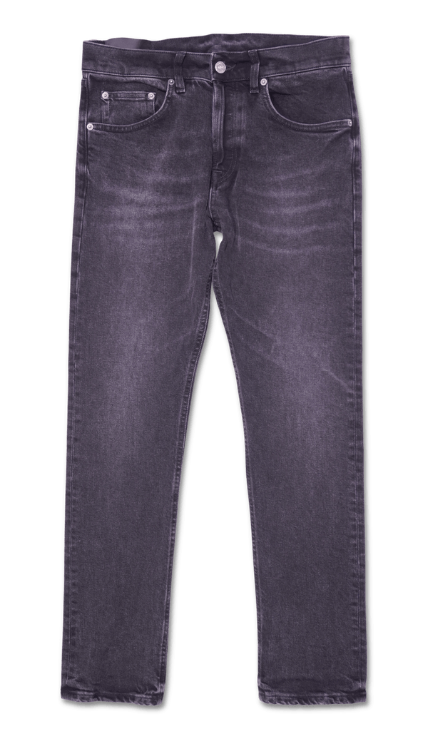 Dondup Icon Washed Black Stretch Denim