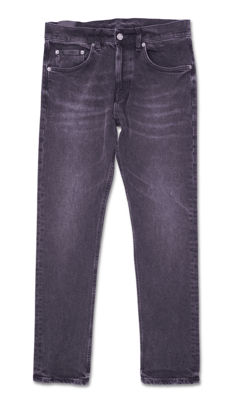 Dondup Icon Washed Black Stretch Denim
